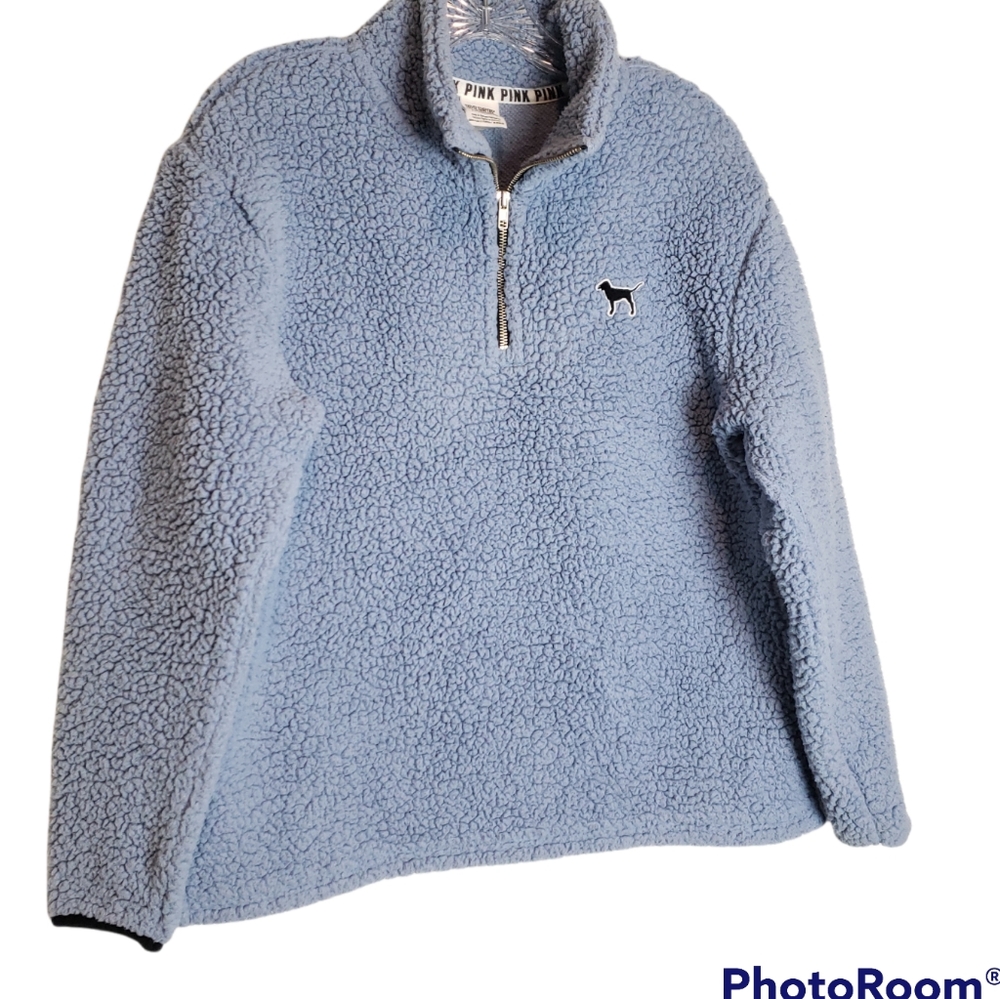 Victoria's Secret Pink Sherpa Fleece Pullover